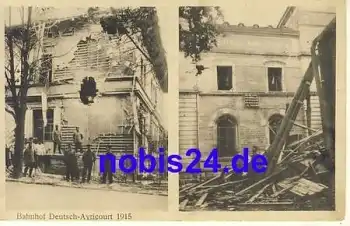 Avricourt Deutsch Bahnhof o 1915