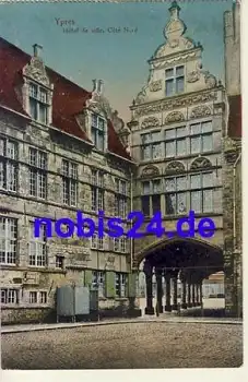 Ypres Hotel de Ville Cote Nord o 1915