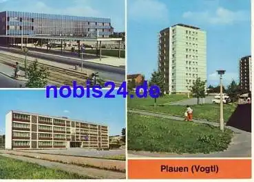 08523 Plauen Vogtland Bahnhof Schule *ca.1979