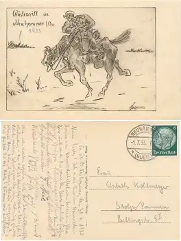Neuhammer Queis  Kavallerist o 1.7.1933
