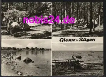 18551 Glowe Rügen Camping Zeltplatz o 23.8.1968