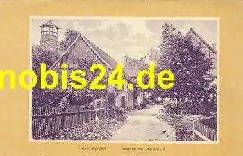 37181 Hardegsen Wachtturm und Mühle *ca.1930