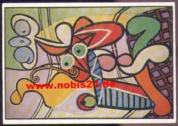 Picasso Pablo Künstlerkarte Stilleben auf einem runden Tisch o 4.12.1970