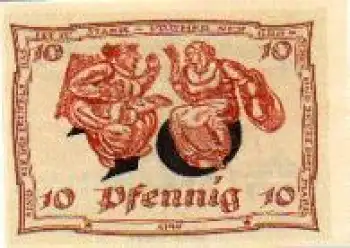 99310 Arnstadt Städtenotgeld 10 Pfennige 1921
