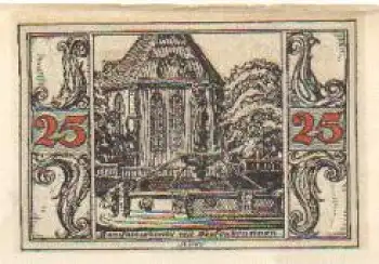99310 Arnstadt Städtenotgeld Bonifatiuskirche mit Hopfenbrunne 1921