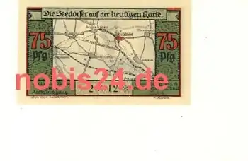 06449 Königsaue Notgeld 75 Pfennige um 1920