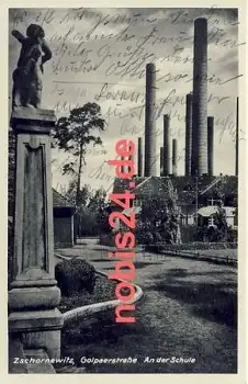 06791 Zschornewitz Golpaerstrasse Schule Gräfenhainichen o 1940