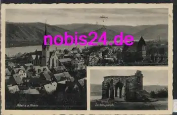 56321 Rhens am Rhein Kirche Königsstuhl o 4.5.1944