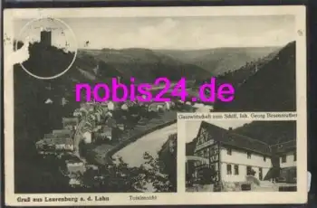 56379 Laurenburg Lahn Burg Gasthaus o 1.10.1928