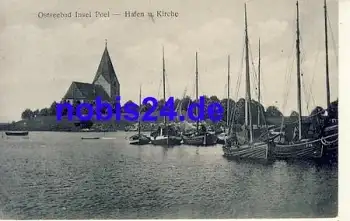 23995 Insel Poel Hafen Kirche  *ca.1915
