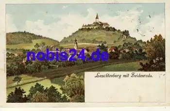 07768 Seidenroda Leuchtenburg Künstlerkarte * ca.1900
