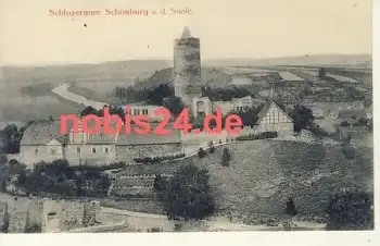 06618 Schönburg Saale Schlossruine o 2.7.1915
