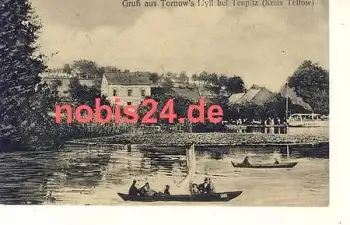 15755 Teupitz See Segelboot o 9.6.1920