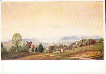 Künstler-Hilfswerk 1937 Künstlerkarte A. Stangl Bild 5/I Oberbayrische Landschaft