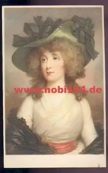 Frau mit Hut Künstlerkarte M. Munk Wien No. 1105 *ca. 1920