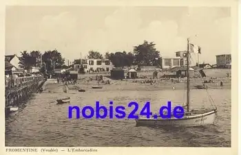 Fromentine L Embarcadere Département Vendée *ca.1910