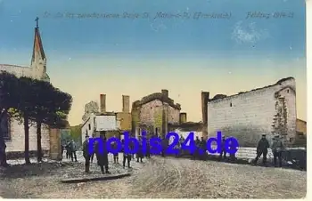 ST. Marie a Py zerstört ca.1915