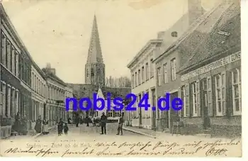 Staden Zicht op de Kerk o 1916