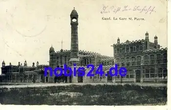 Gand La Gare St.Pierre o 1915