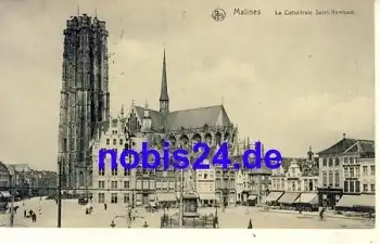 Malines La Cathedrale o 1915