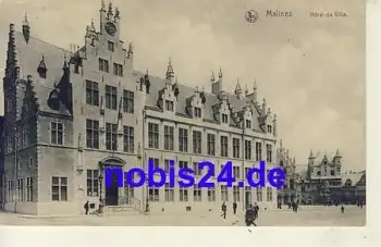 Malines Hotel de Ville o 1915