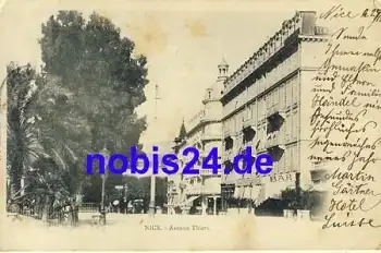 Nice Avenue Thiers o 1904