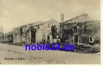 Noers zerstörte Häuser Frankreich *ca.1915