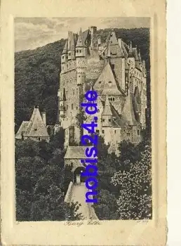 56254 Eltz Burg Künstlerkarte *ca.1914