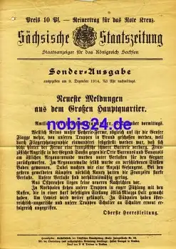Sächsische Staatszeitung 1914