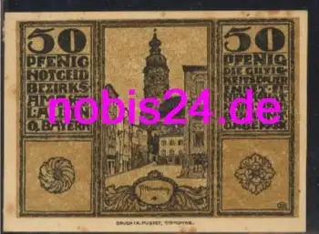 83410 Laufen Notgeld 50 Pfennige um 1920