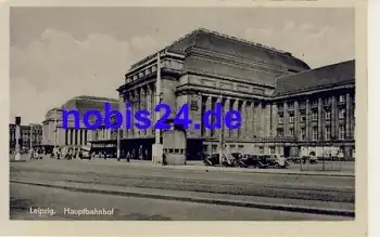 Leipzig Hauptbahnhof o 1958