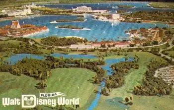 Florida Walt Disney World mit Golfplatz o 23.6.1972