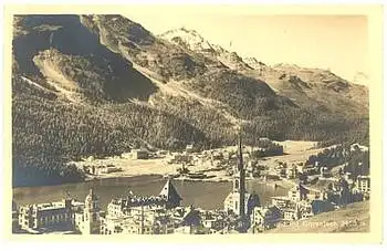 St. Moritz und Piz Corvatsch * ca. 1920