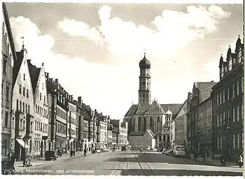 Augsburg Maximilianstrasse * ca. 1960