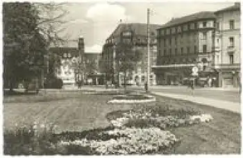 Augsburg Königsplatz o 23.8.1957
