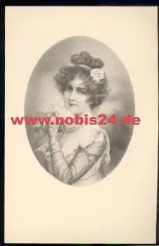 Frau mit Blumen Künstlerkarte M. M. Vienne Nr. 2240 M. Munk *ca. 1920