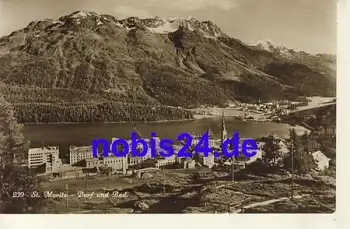 St. Moritz Dorf und Bad *ca.1920