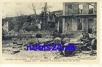 Chemin des Dames zerstört *ca.1915