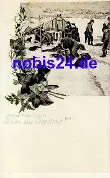 Seehundschlächter Grönland DÄNEMARK *ca.1900
