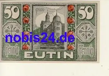 23701 Eutin Notgeld 50 Pfennige 1920