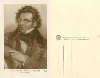 Franz Schubert Komponist `*ca. 1920