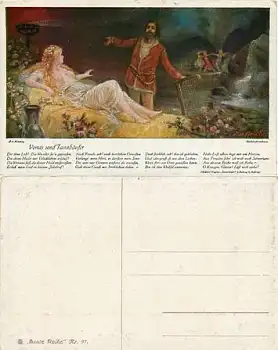 Richard Wagner Venus und Tannhäuser *ca. 1920
