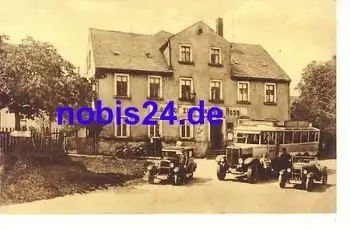 09236 Claußnitz Gasthaus Bus *ca.1915