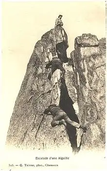 Bergsteiger in den französischen Alpen * ca. 1910