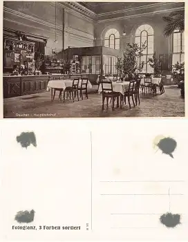 Raudten Hauptbahnhof Restaurant Niederschlesien * um 1930