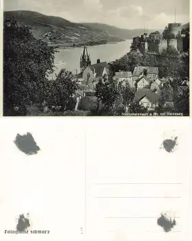 55413 Niederheimbach Rhein mit Heimburg * um 1930