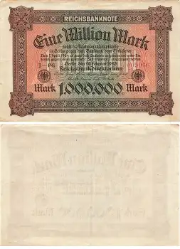  Mark Reichsbanknote 20. Februar 1923 RO85a DEU-96a