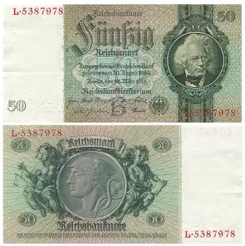 Fünfzig Reichsmark 30. März 1933 RO175a   DEU-210a