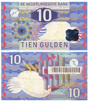 Niederlande 10 Tien Gulden 1997 Banknote