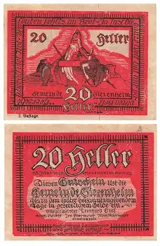 Siezenheim 20 Heller 1920 Notgeld